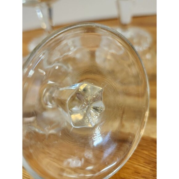 Arcoroc Arctic Goblets Mixed Set of 3 Glasses Wine Goblet Footed Cups France - Picture 12 of 14